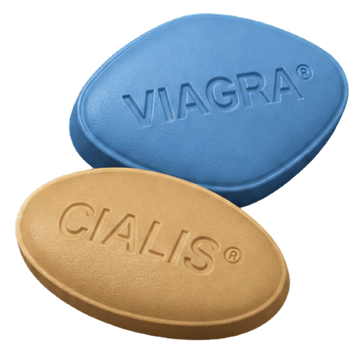 Viagra and Cialis tablets